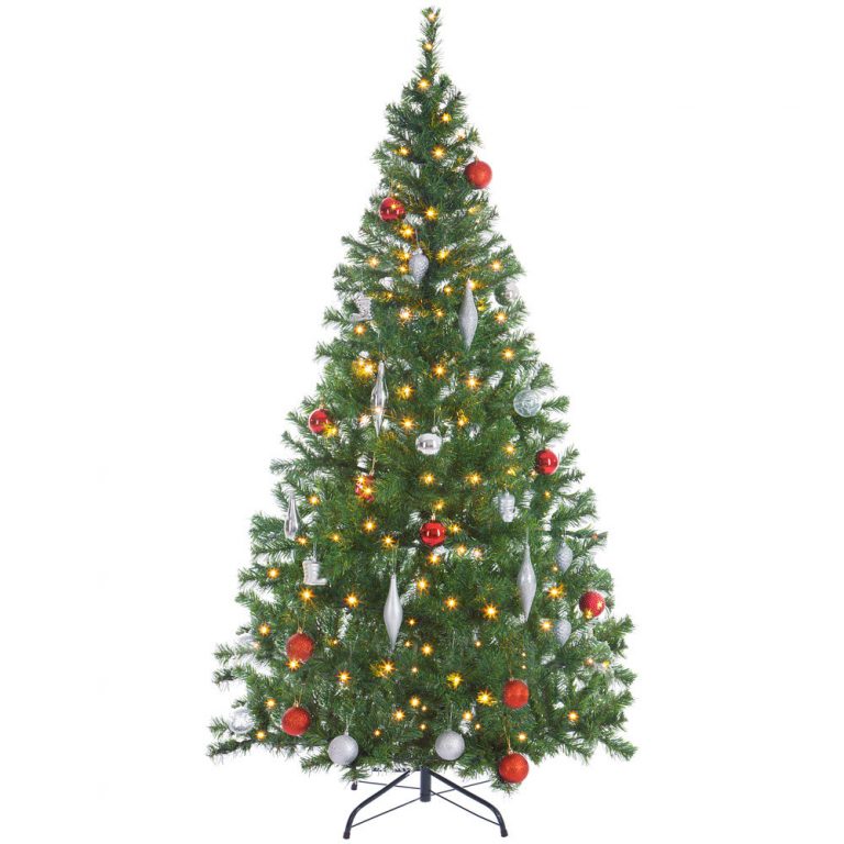 Kunstkerstboom 180 cm inclusief kerstverlichting kerstboom.nl