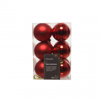 Kerstballen Rood 12 Stuks 1